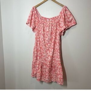 GAP Print Squareneck Mini Dress size XL